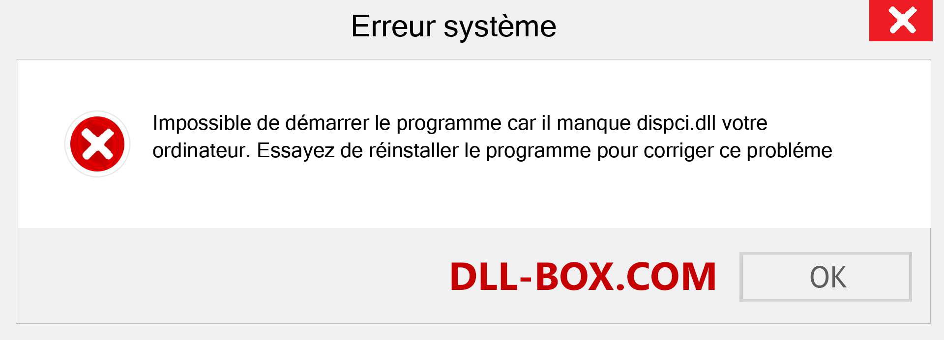 Le fichier dispci.dll est manquant ?. Télécharger pour Windows 7, 8, 10 - Correction de l'erreur manquante dispci dll sur Windows, photos, images